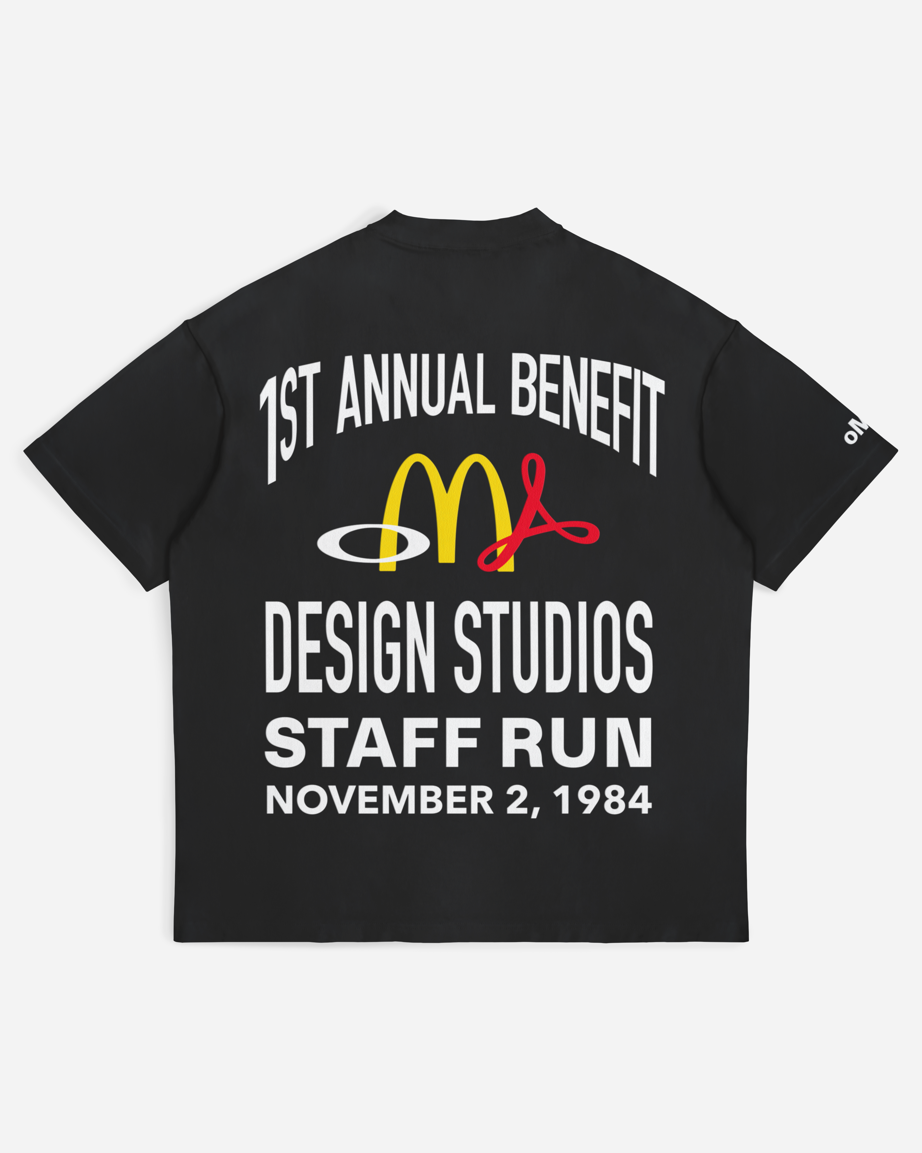 BURGER STAFF T-SHIRT (BLACK)