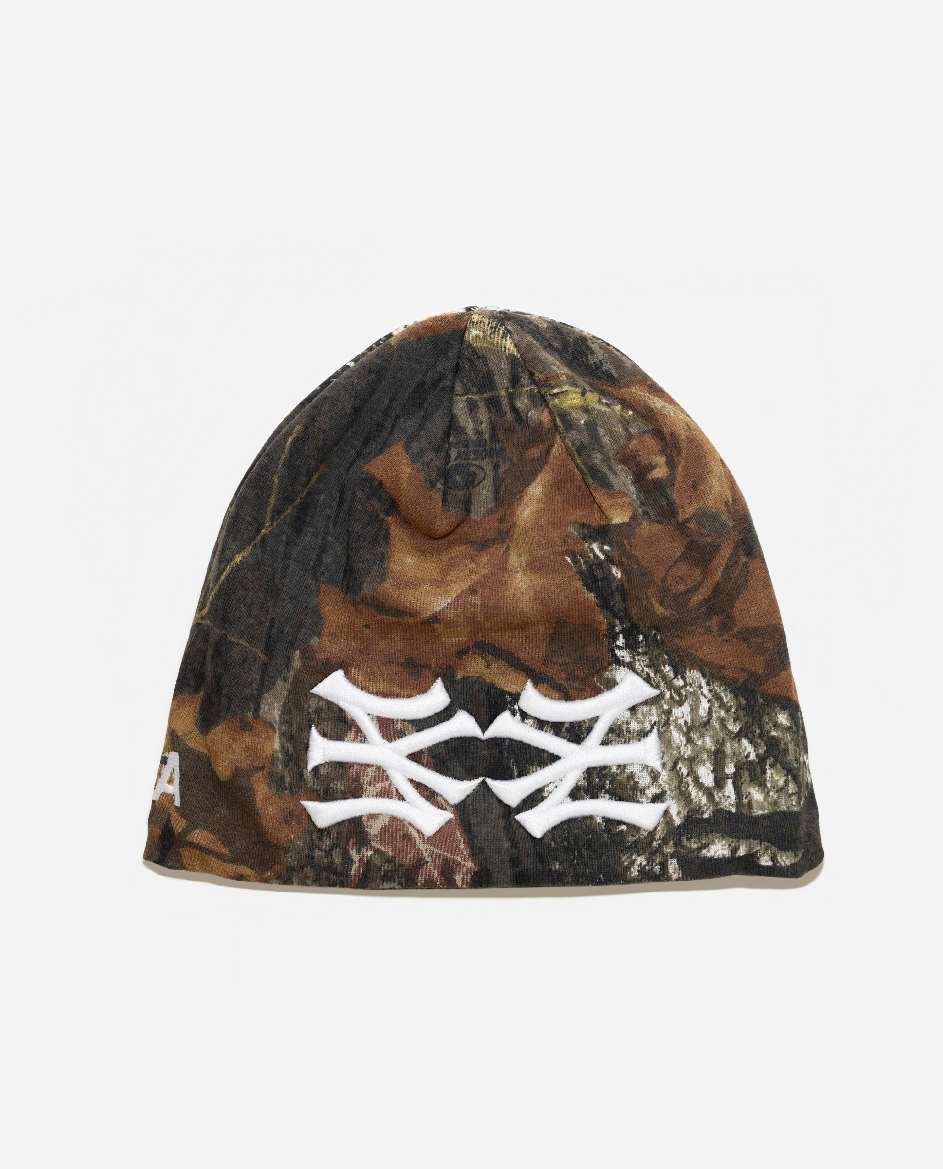 NY NY SKULL CAP (FOREST CAMO)