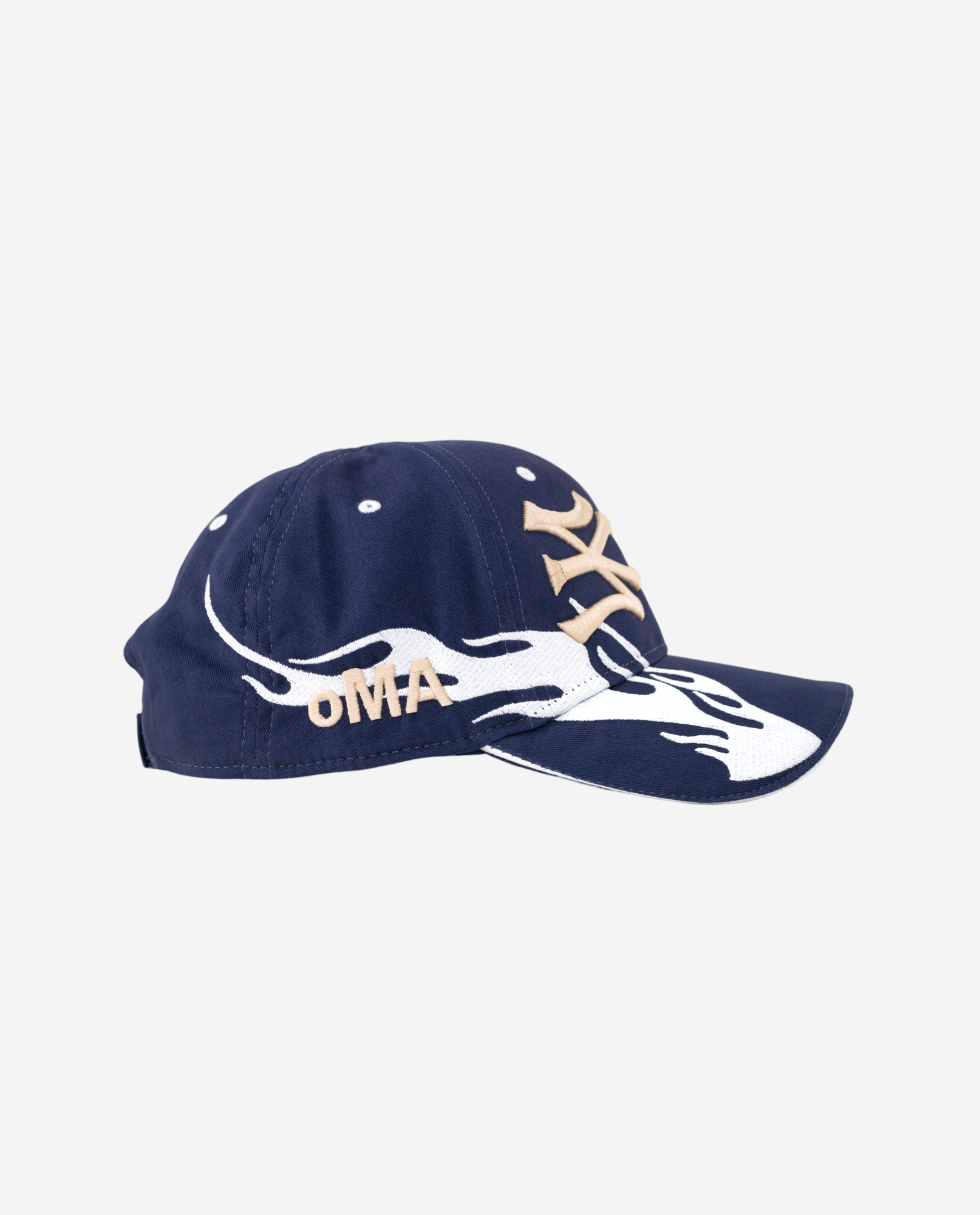 NY NY HAT (BLUE FLAME)