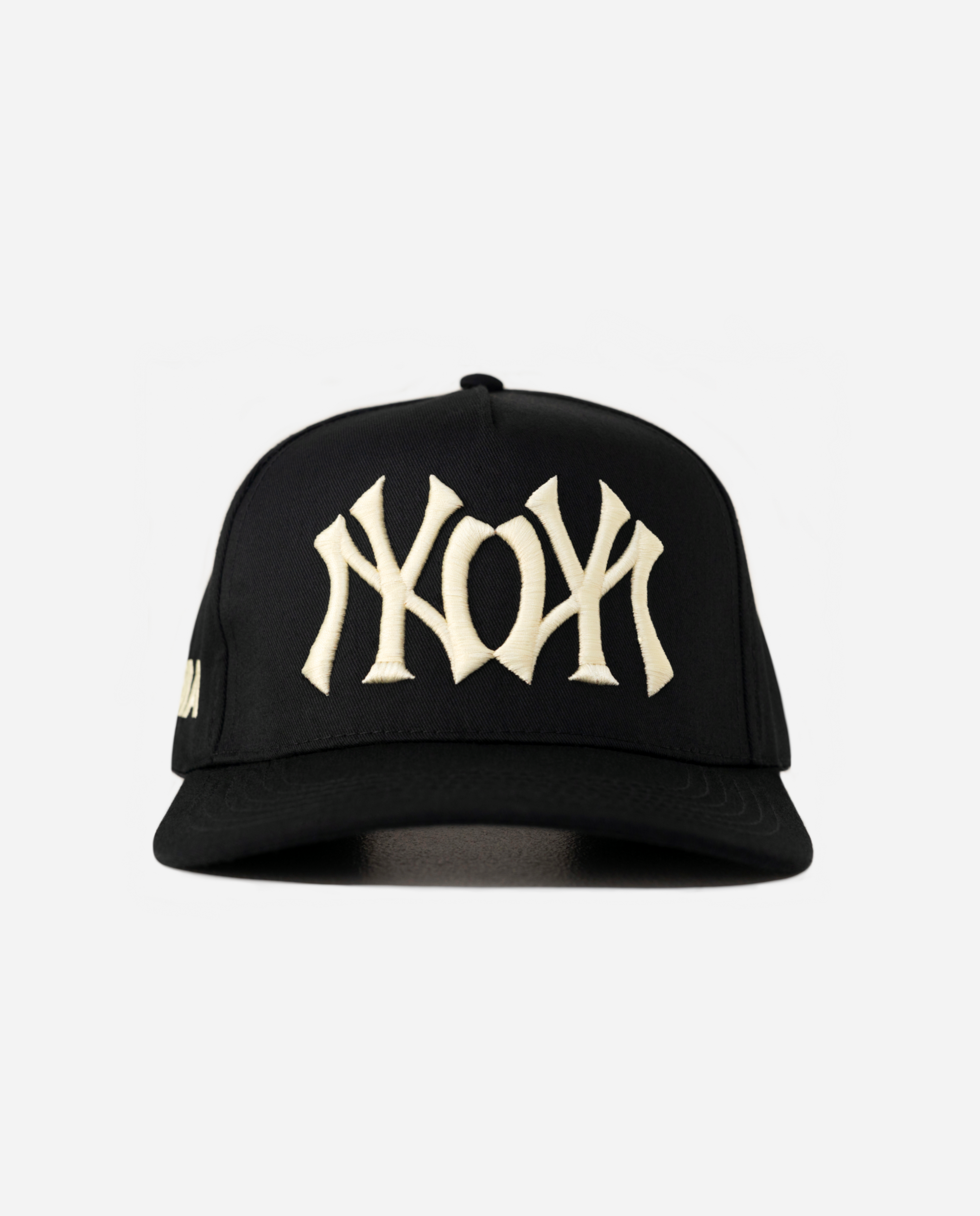 NY NY HAT (BLACK/CREAM)