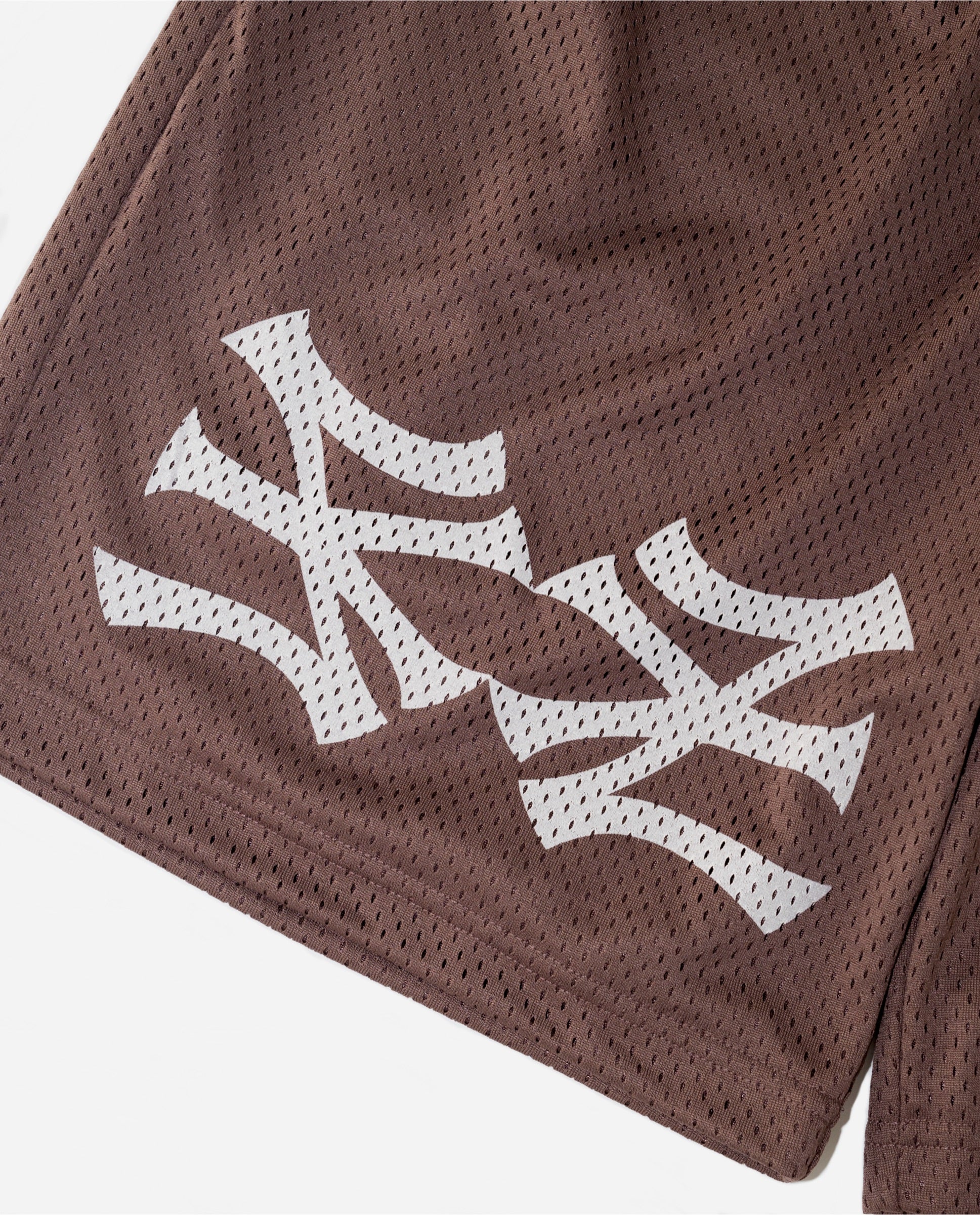 NEW YORK MESH SHORTS (BROWN)