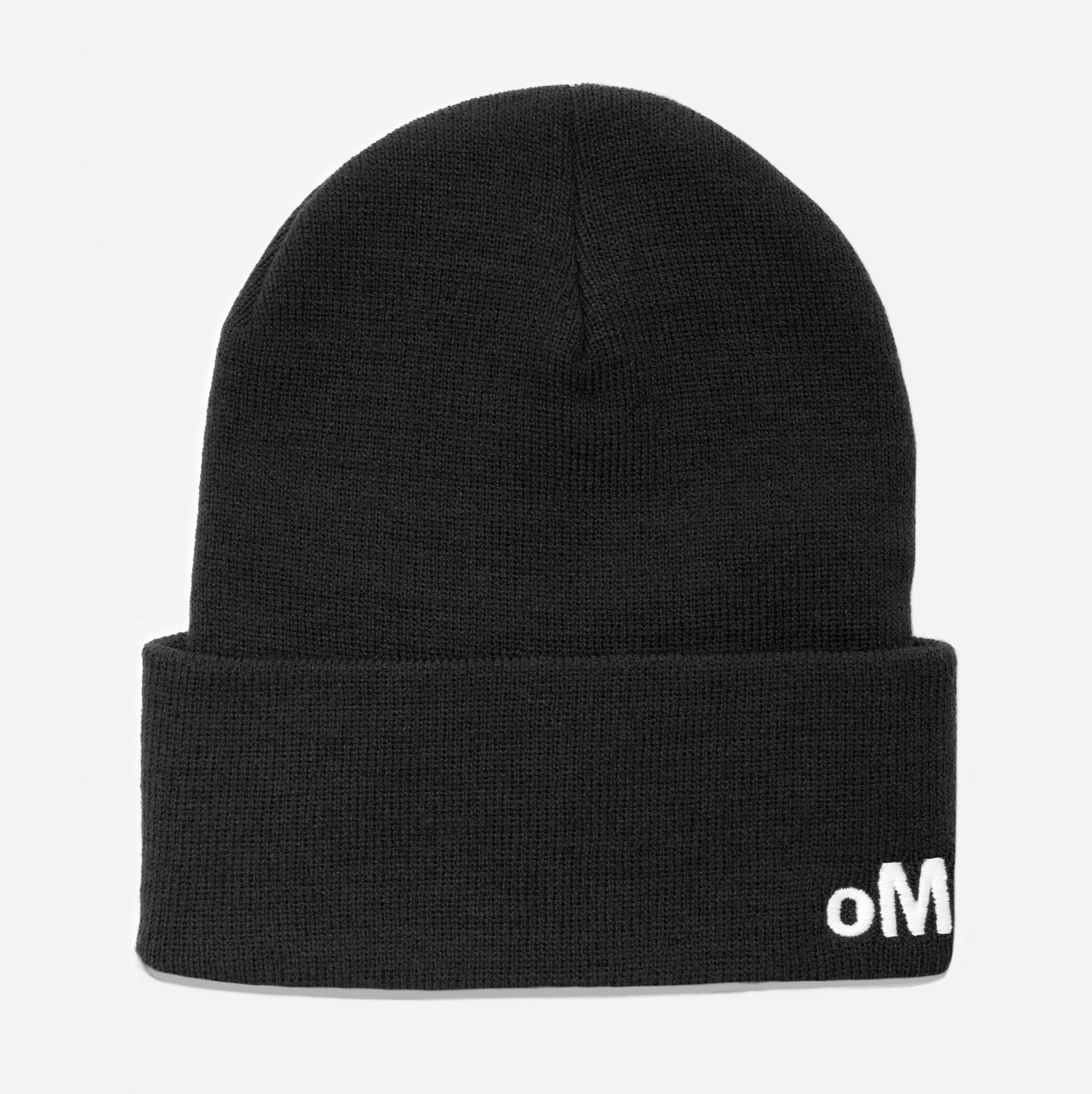 NY NY EMBROIDERED BEANIE (BLACK)