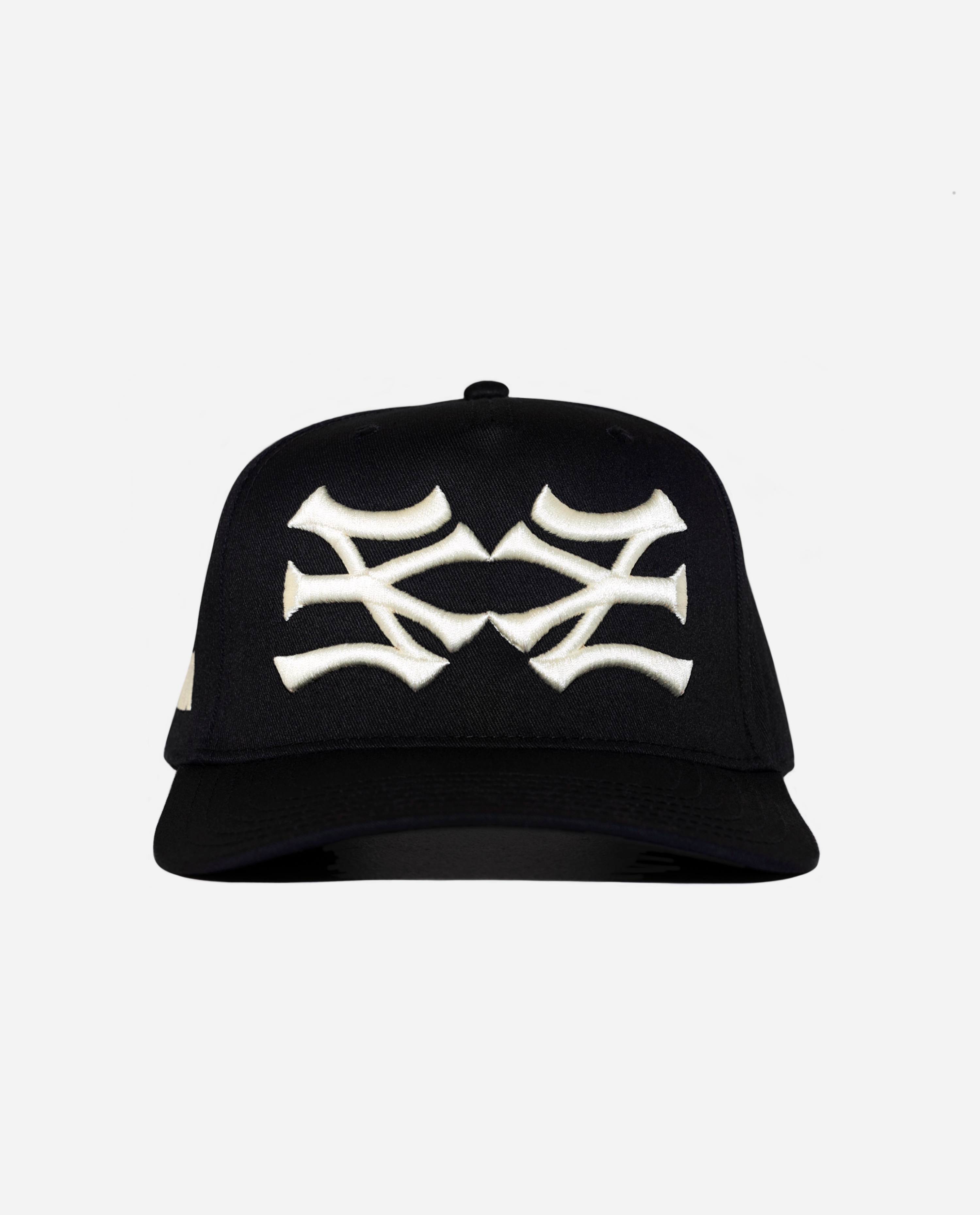 NY NY HAT (BLACK/CREAM)