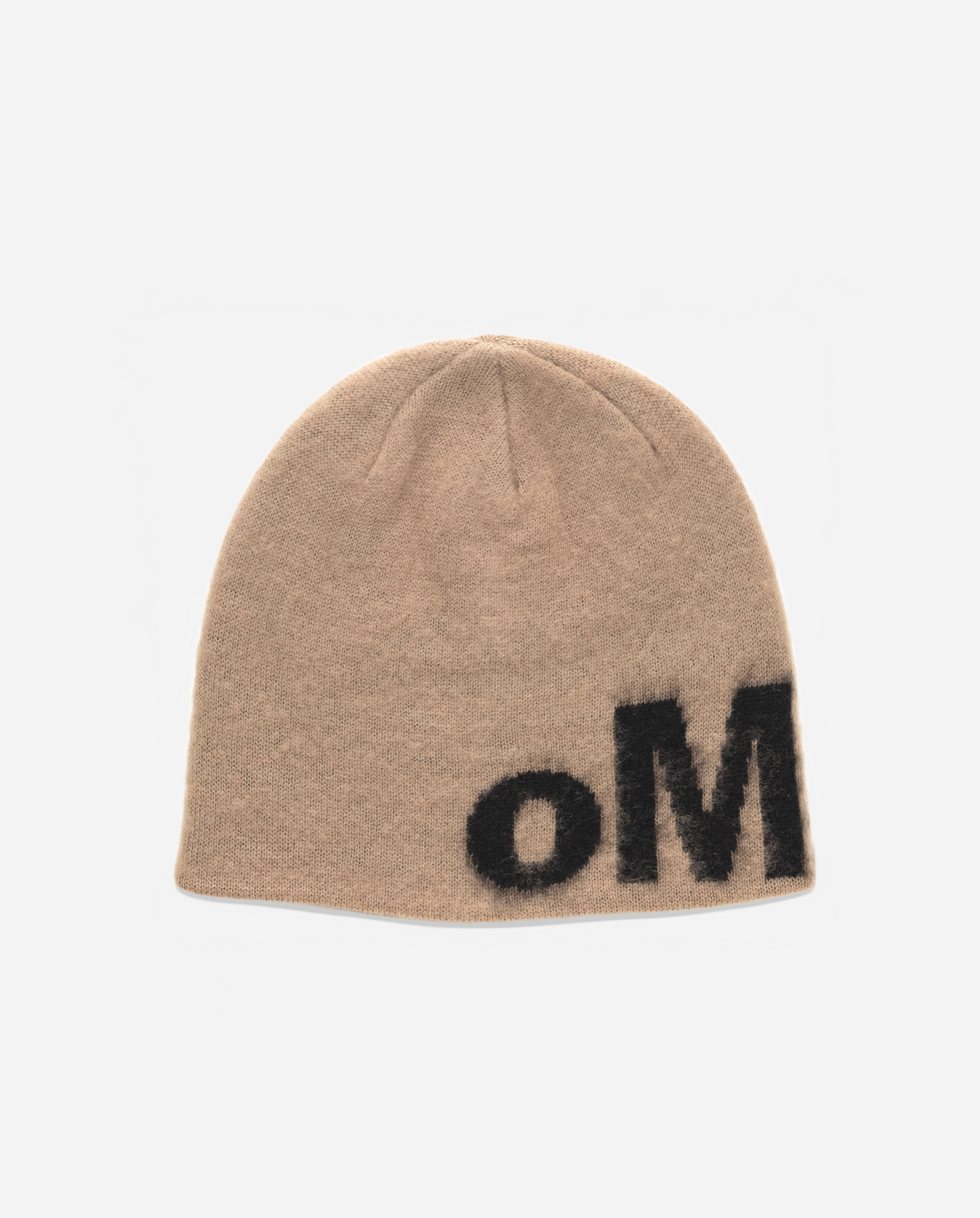 MOHAIR LOGO SKULL CAP (SAND)