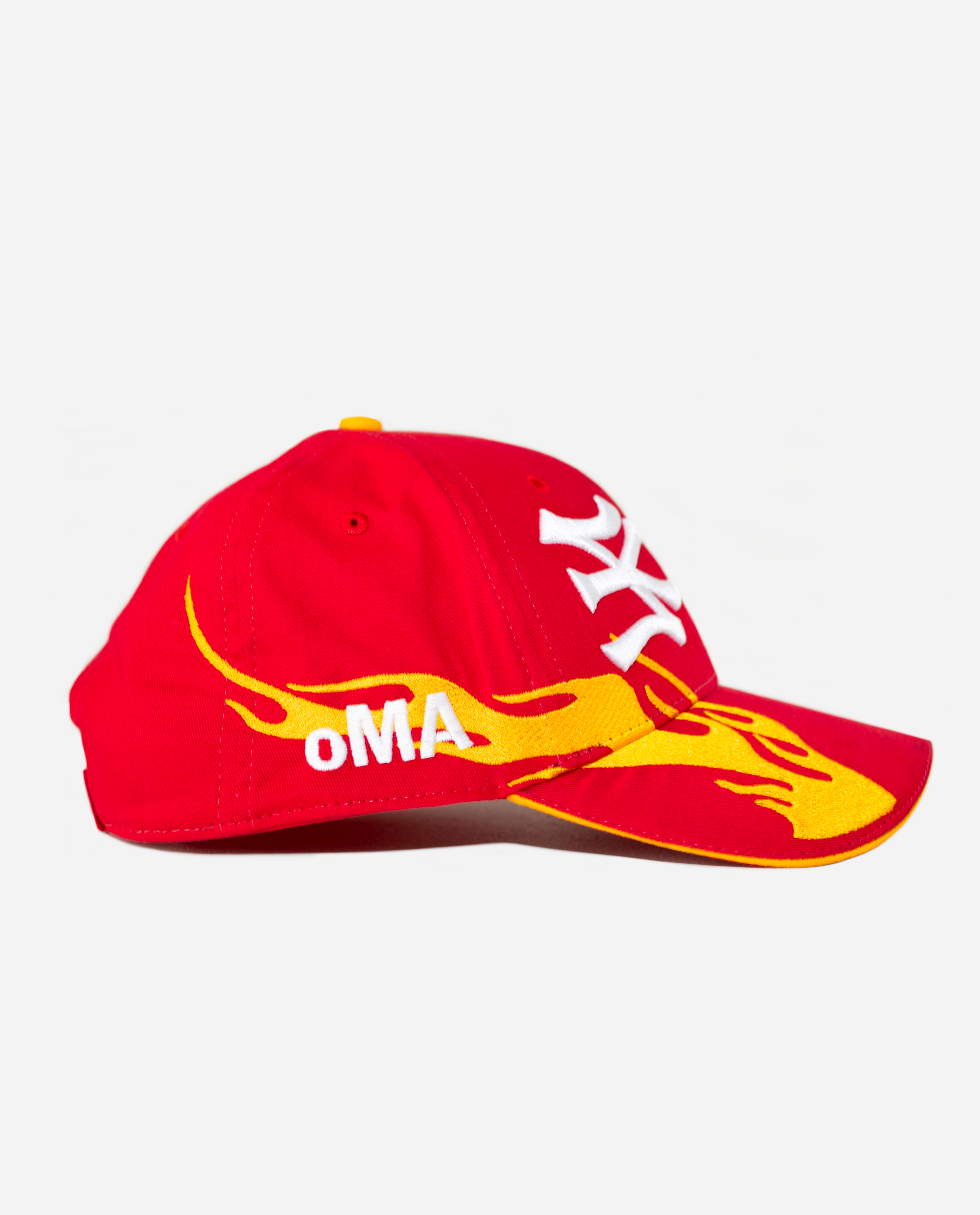 NY NY FLAME HAT (RED/YELLOW)