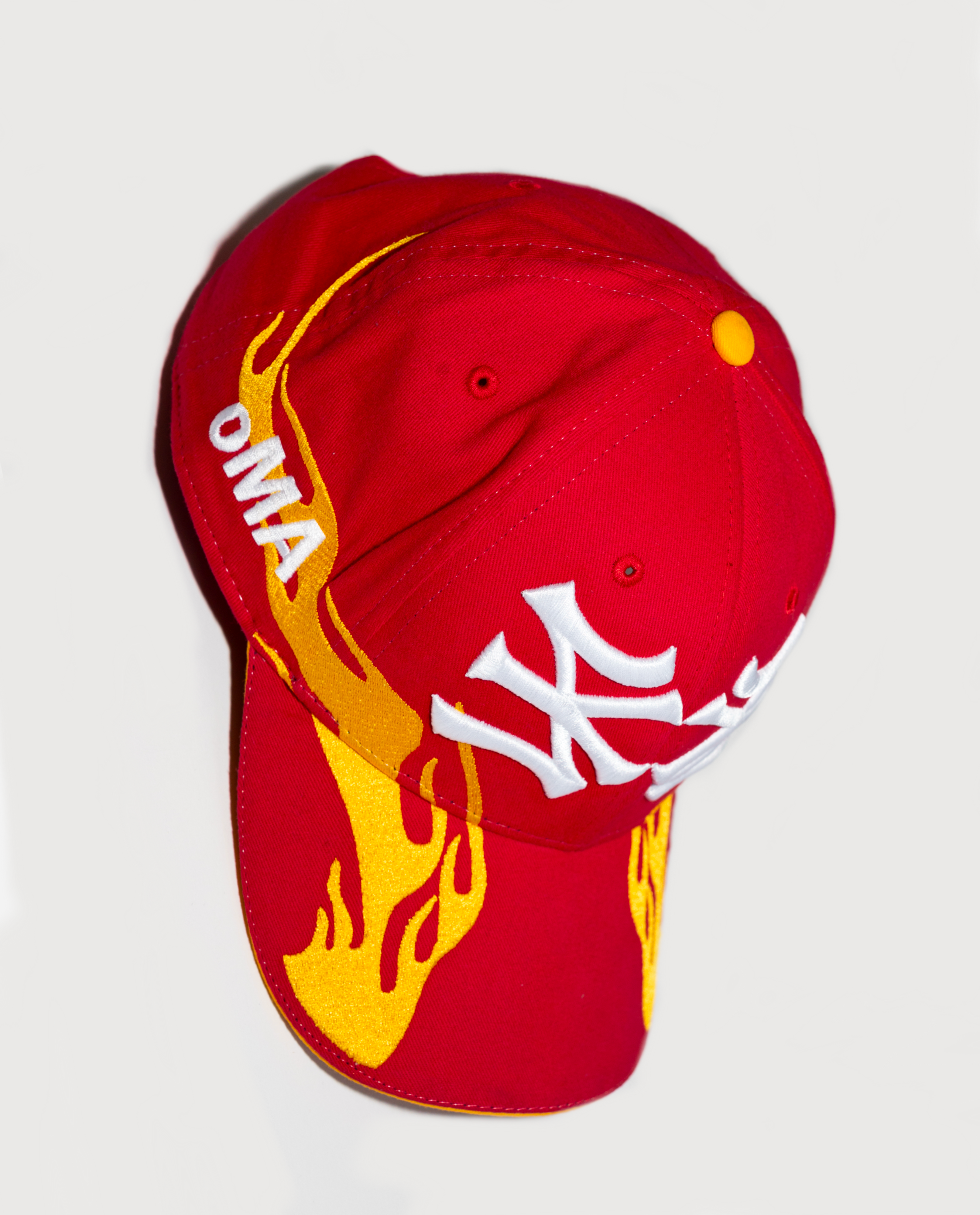 NY NY FLAME HAT (RED/YELLOW)