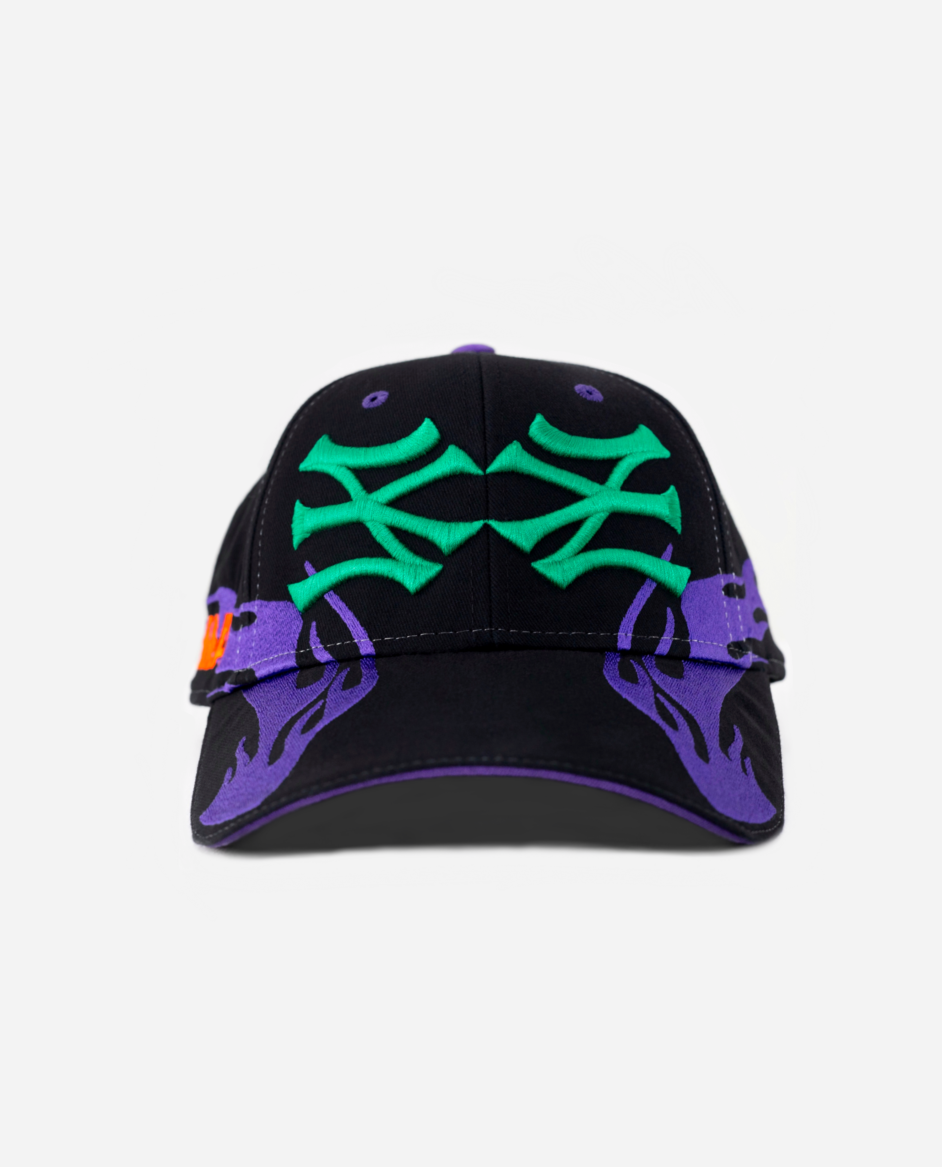 NY NY HAT (PURPLE FLAME)