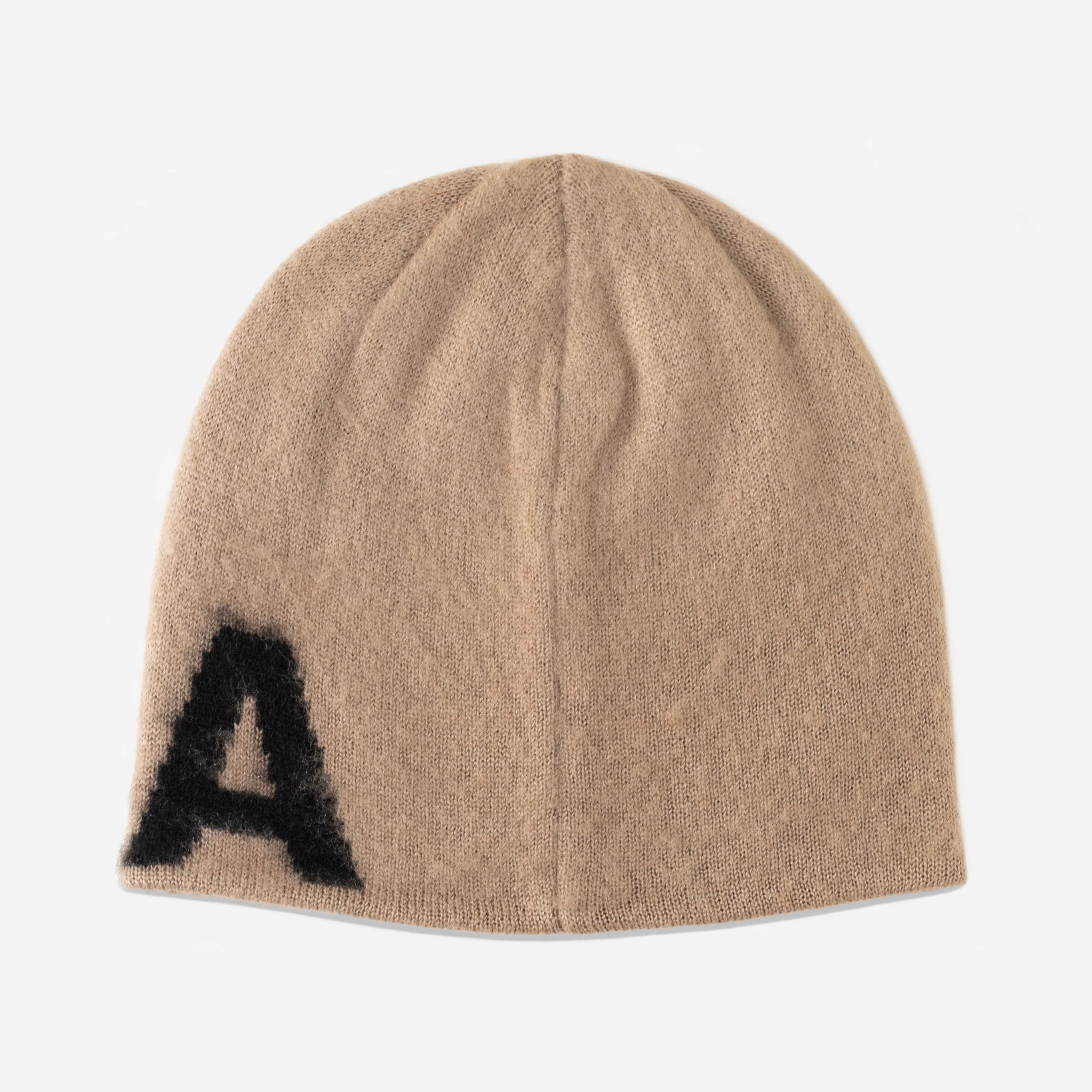 MOHAIR LOGO SKULL CAP (SAND)