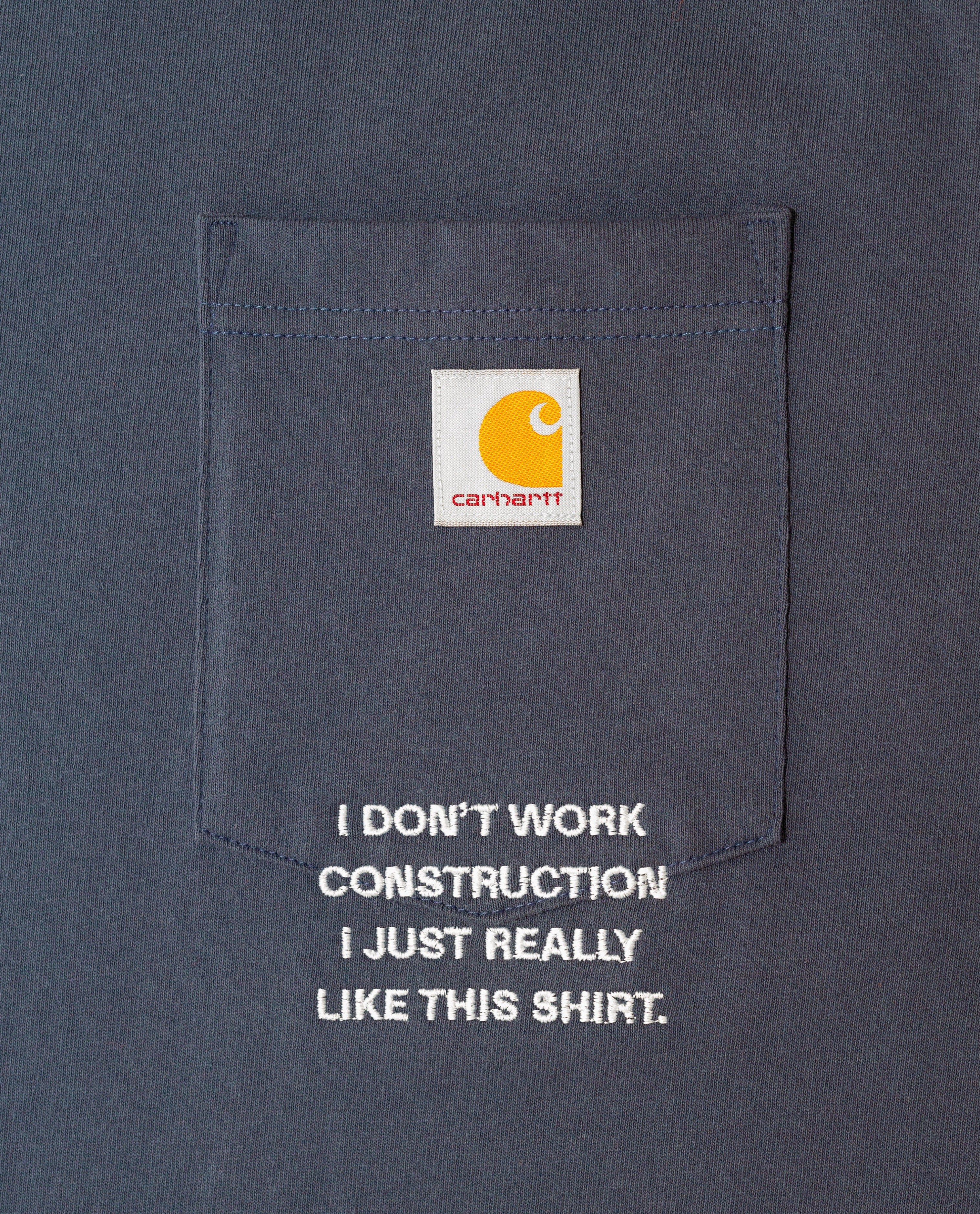 IDWC CARHARTT T-SHIRT (VINTAGE BLUE)