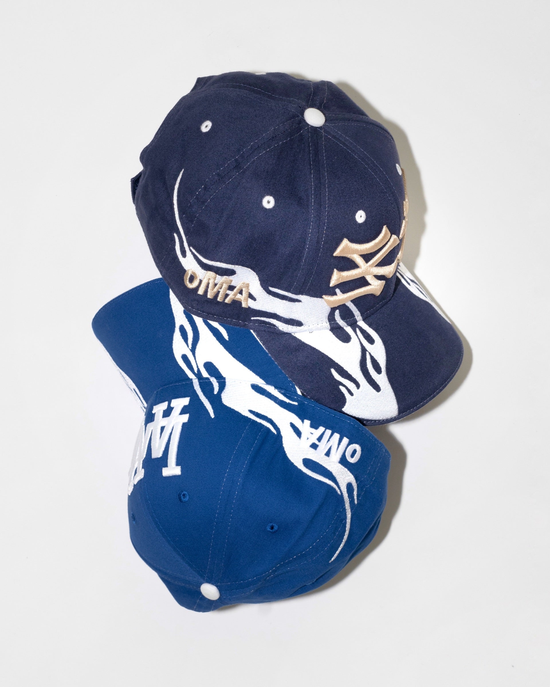 NY NY HAT (BLUE FLAME)