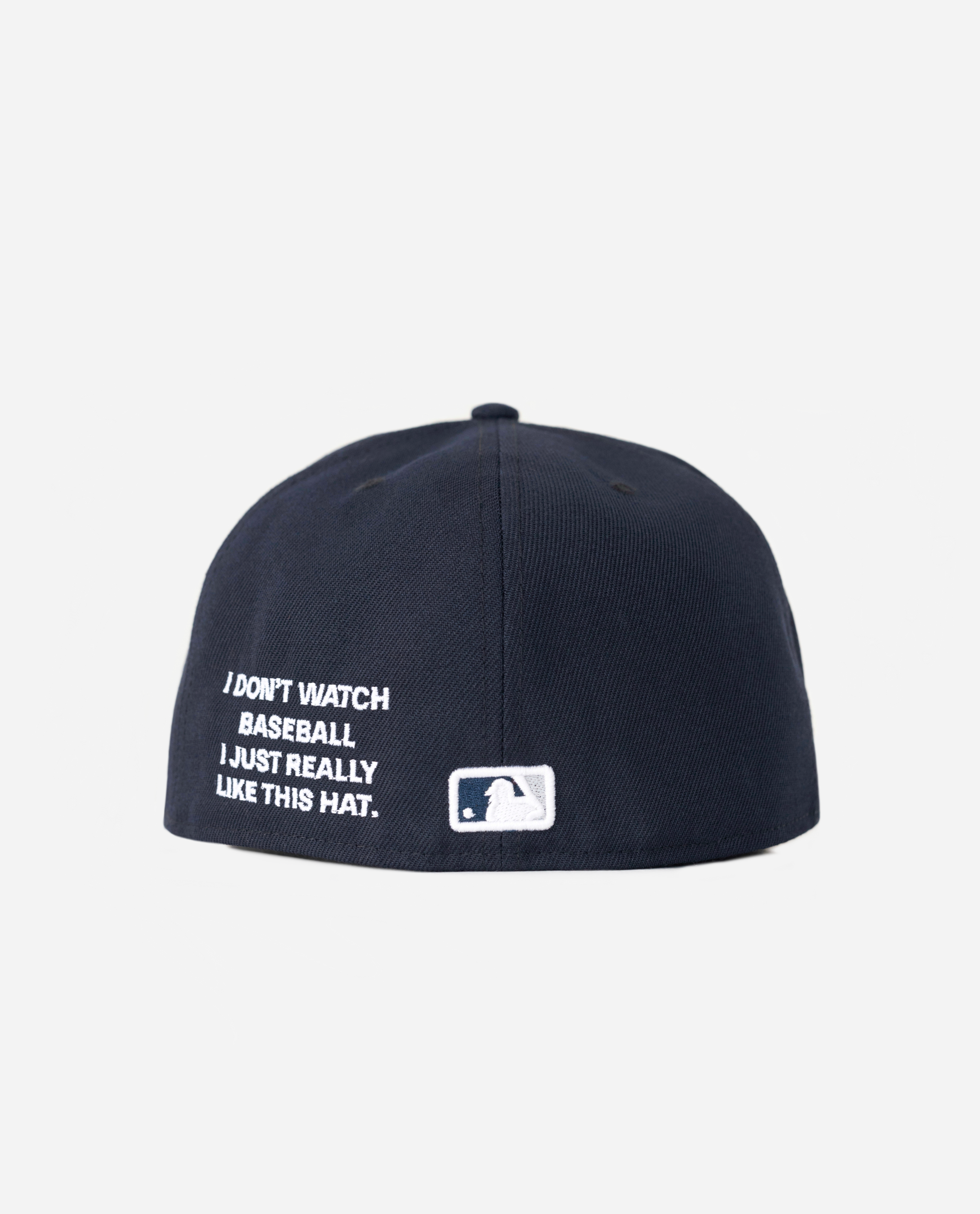 NEW YORK FITTED HAT (NAVY)