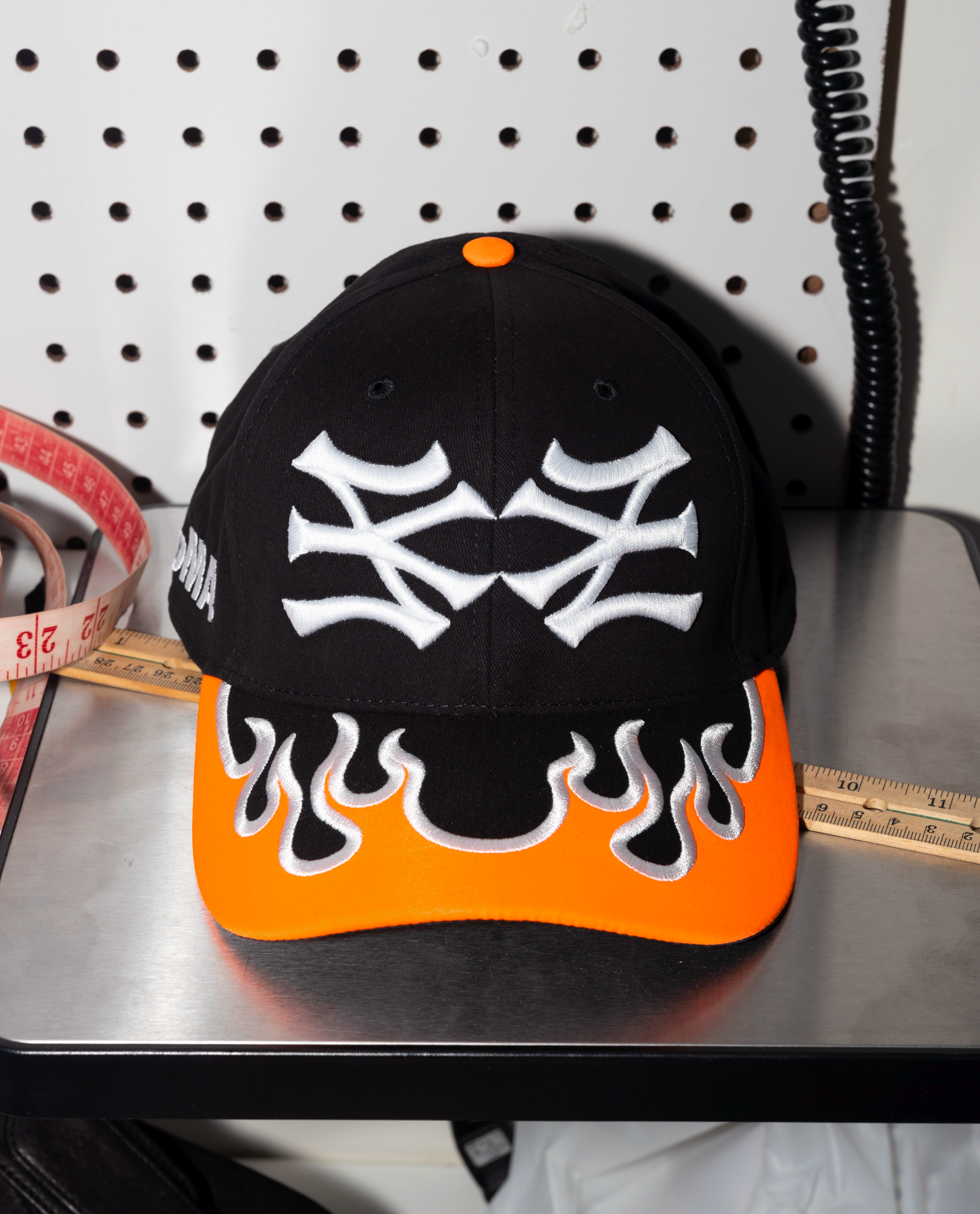 NY NY HAT (ORANGE FLAME)